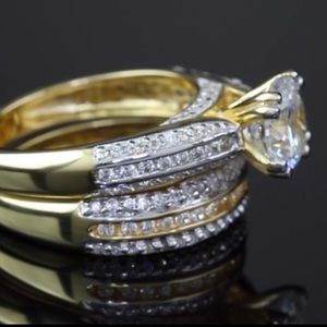 18k GOLD OVER STERLING SILVER